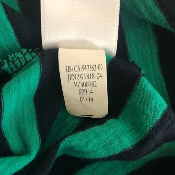 Banana Republic Green and Blue Striped Dre… - Picture 8 of 8